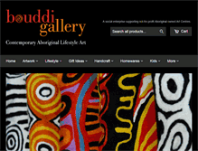Tablet Screenshot of bouddigallery.com.au